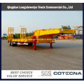 2 Axles Excavator Transport Gooseneck Low Bed Semi Trailer